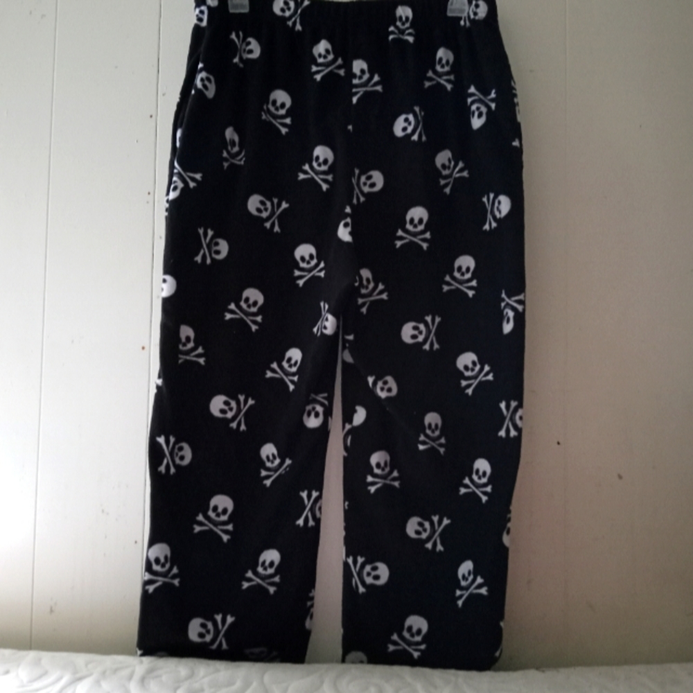 Skull head pajama pants